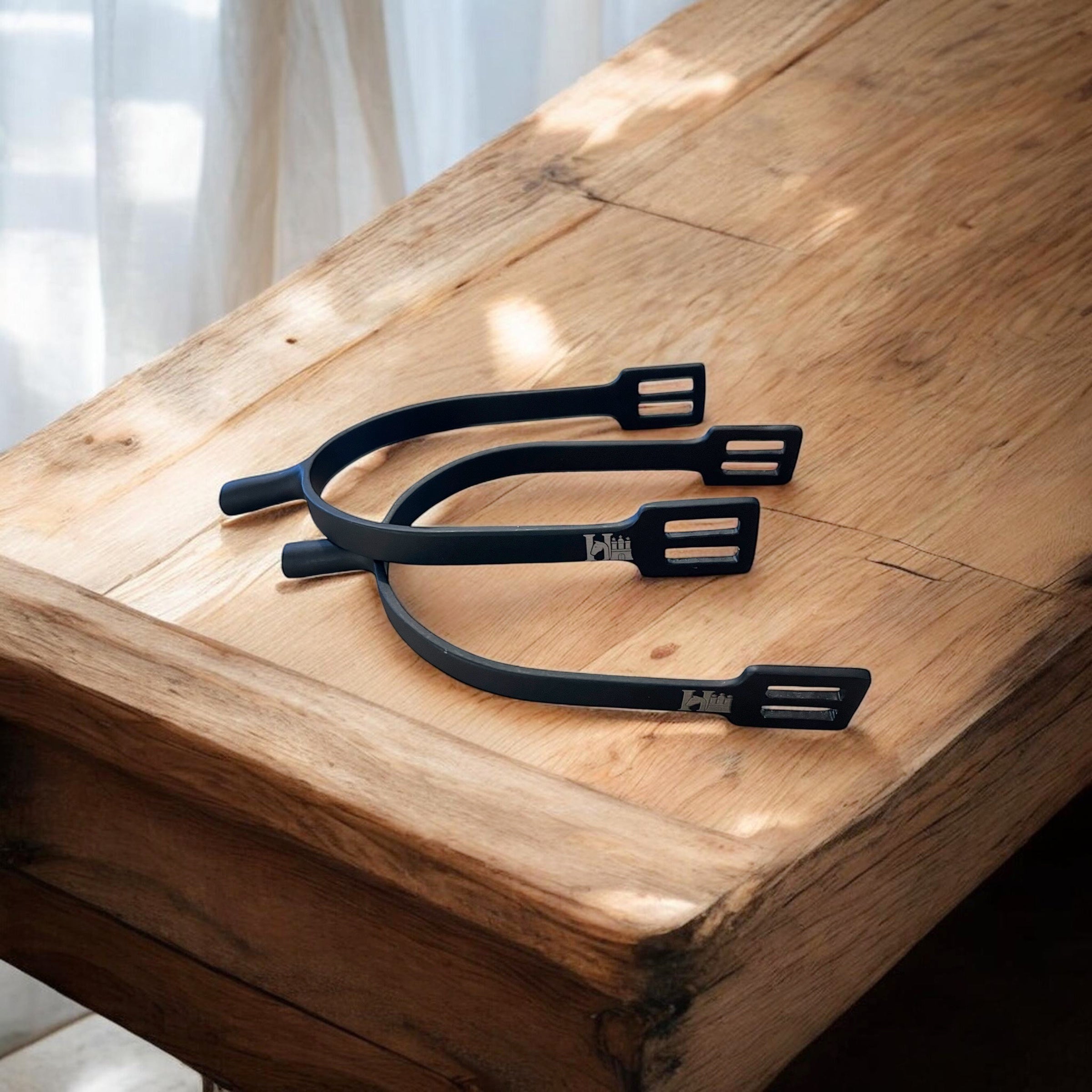 HanseHorse Fine Aid Spur - Titanium Black