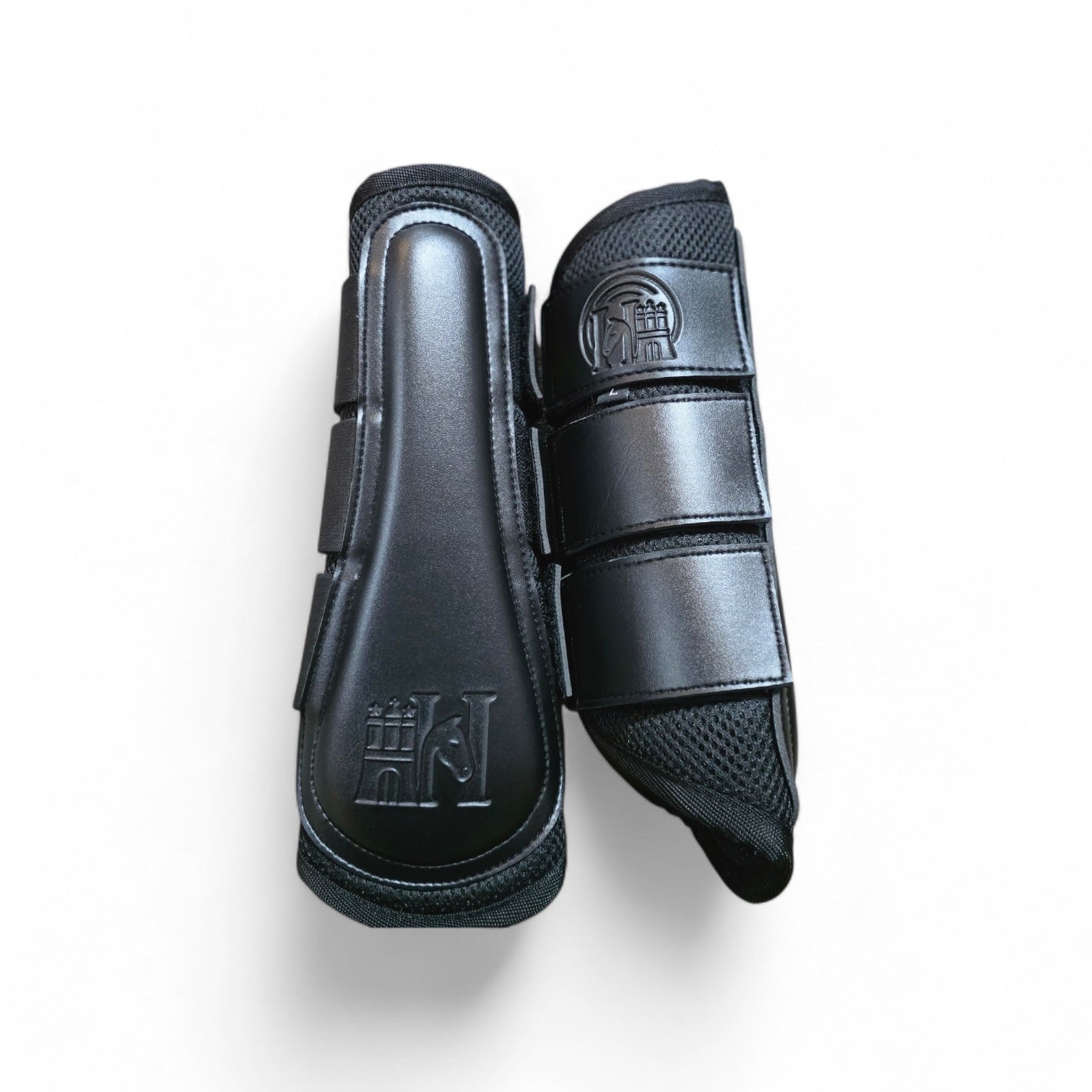 HanseHorse Magnetics Gamaschen in der Farbe Classic Black für Pferde