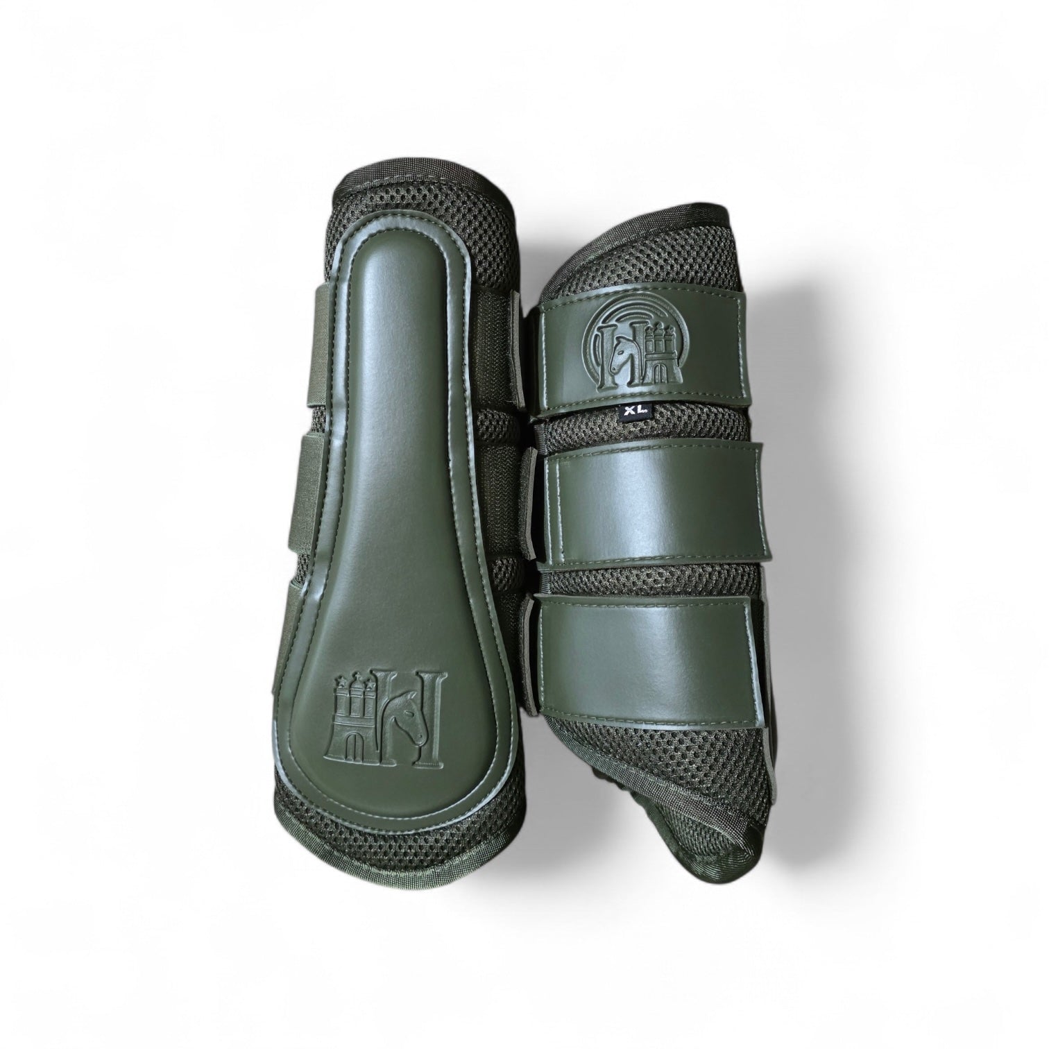 HanseHorse Magnetics Gamaschen in der Farbe Hunter Green für Pferde