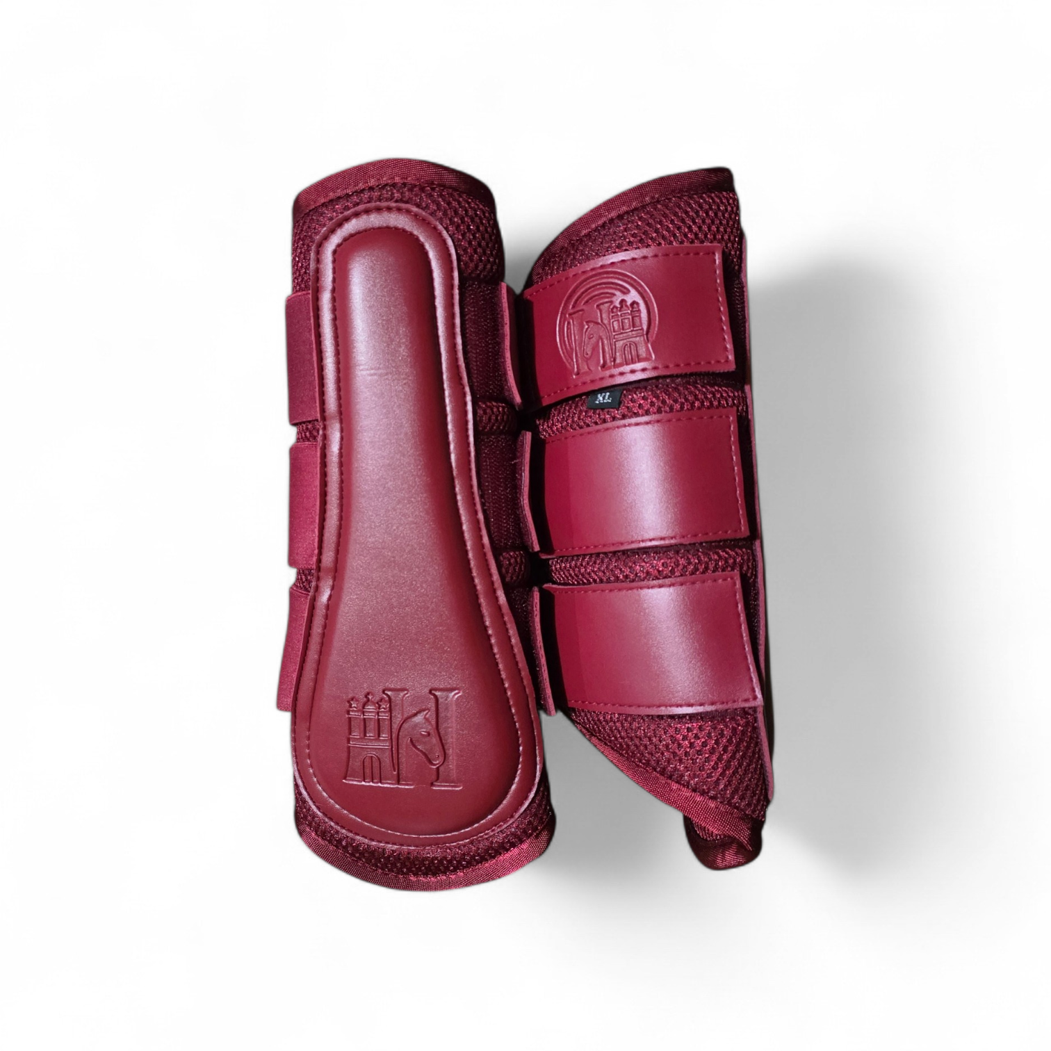 HanseHorse Magnetics Gamaschen in der Farbe Imperial Burgundy für Pferde