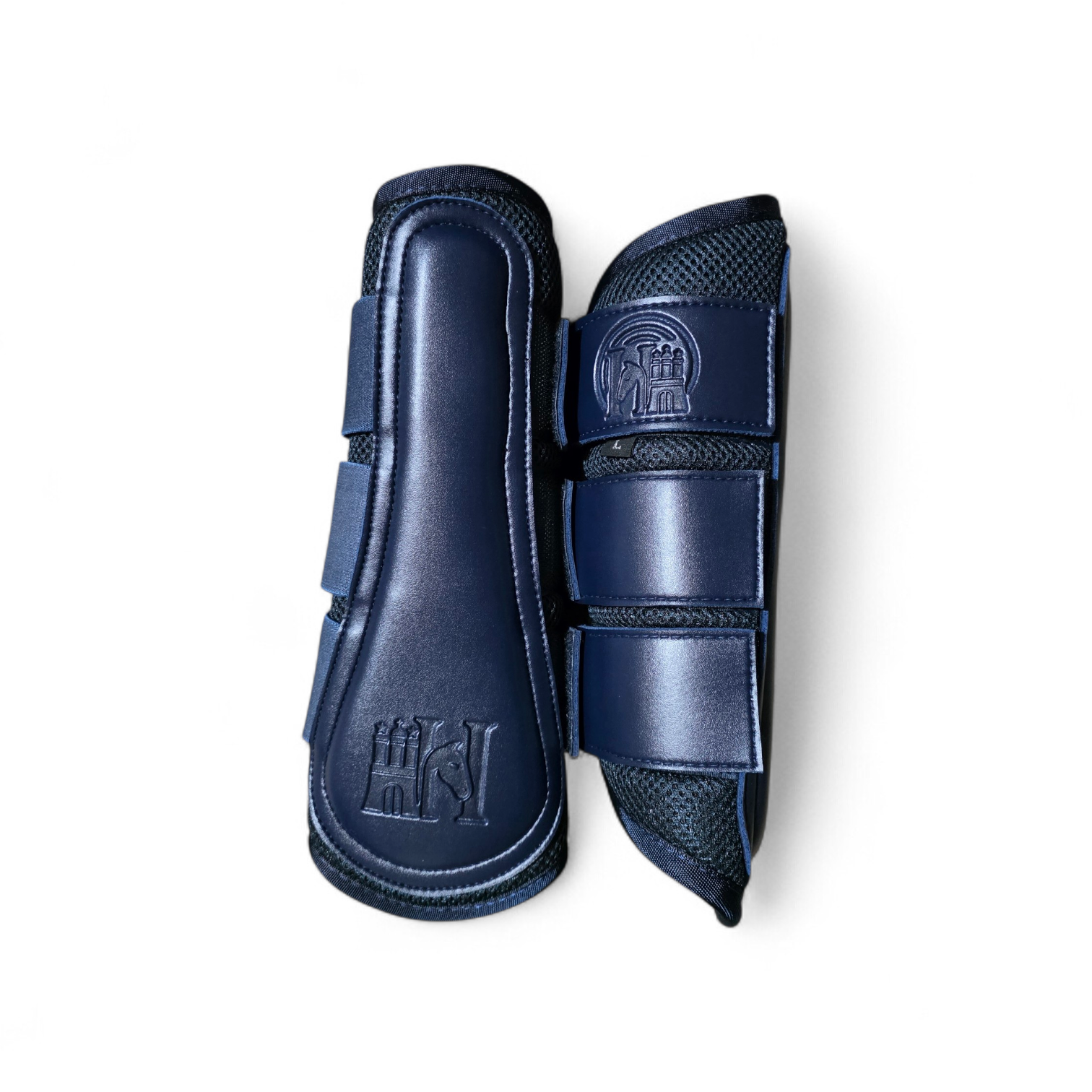 HanseHorse Magnetics Gamaschen in der Farbe Marine Blue für Pferde