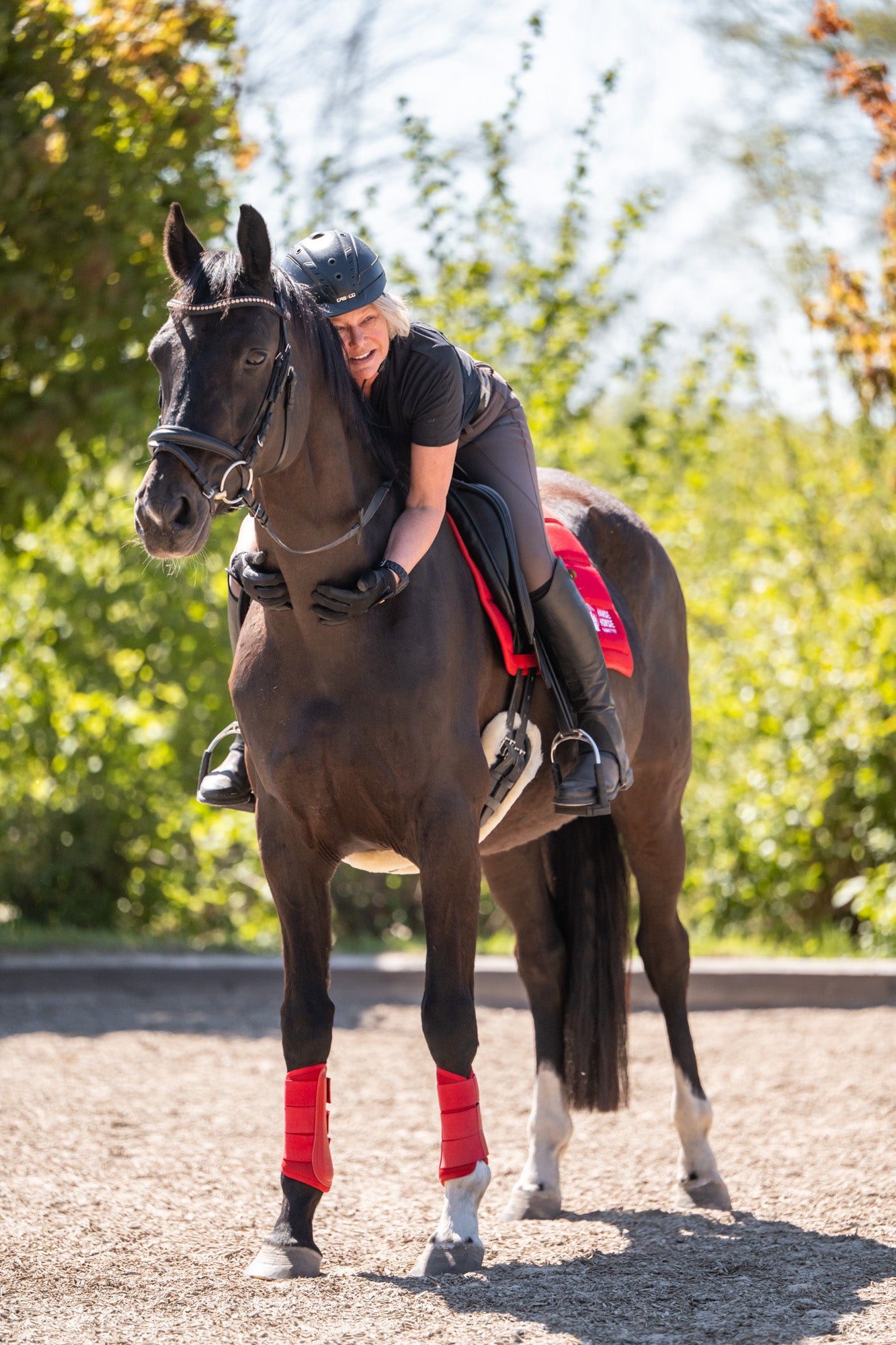 HanseHorse Magnetics Schabracke und Gamaschen in Regatta Red